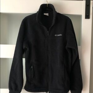 Columbia Black Full-Zip Fleece Jacket